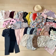【あげます】春夏用子ども服(80-90) 　帽子　水着　パジャマ