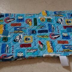 防災頭巾 防災ずきん 男の子 新幹線 ほぼ未使用の画像