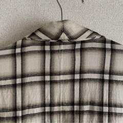 【美品】トゥモローランド エディション ロング ガウン コート オンブレチェックの画像