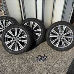 アルファード30系 タイプブラック アルミ タイヤ付き