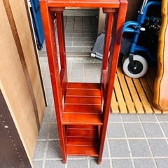 木製　ラックの画像