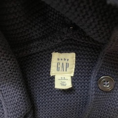 baby GAP フード付きカーディガン　ネイビー の画像