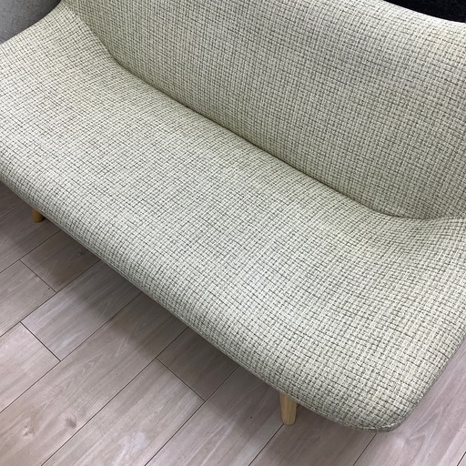 2人掛けソファー(ファブリックグリーン)