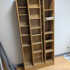 決まりました。スライド式書棚　