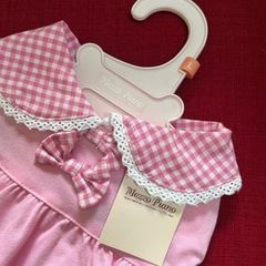 【未使用】メゾピアノ　mezzo piano 犬服　ドッグウェア　Ｌサイズ小型犬の画像