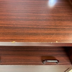 ☆値下げ☆　K2504-235 配送不可 レトロ キッチンキャビネット キズ汚れ有りの画像