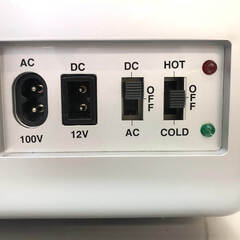 ss7454 未使用品 ディズニー冷温庫 CH-0120A-OD シルバー 1ドア 20L 非売品 日産ノベルティ ミッキーマウス 元箱入り 取扱説明書付 車載可 小型冷蔵庫 保温 保冷 AC/DC対応 ディズニー冷蔵庫の画像
