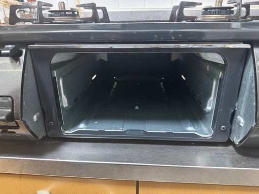 リンナイガステーブル KGM660C(B) 都市ガス用　２口コンロ