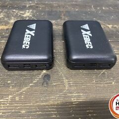 【引き取り限定】【中古品】ジーベック XEBEC 空冷服用 ペルチェ冷却セット バッテリー(3.7V/10000mAh)×2・ケーブル付の画像