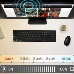 Quntis モニターライト 40cm モニター掛け式 USB-Cの画像