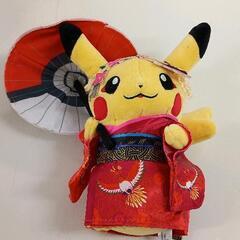 0411-132 舞妓はんピカチュウ　ぬいぐるみ