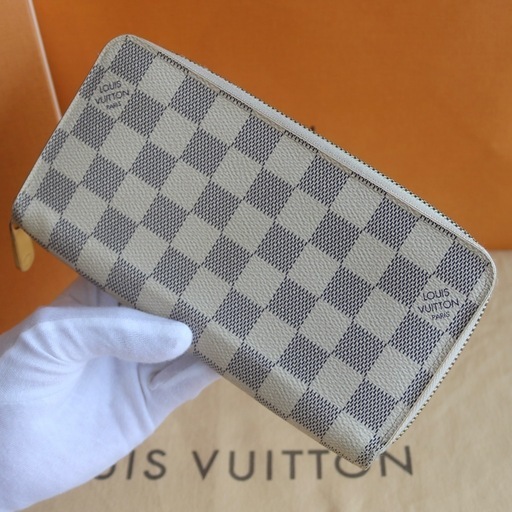 ルイヴィトン　ダミエ　アズール　長財布