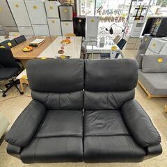 ニトリ NITORI 電動リクライニング2Pソファ ブラックの画像