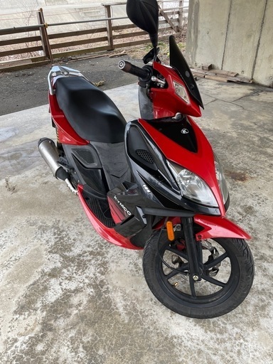 受付終了 kymco super8 125cc 走行距離15330km