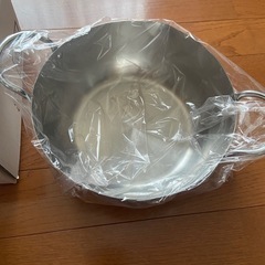 ステンレス　天ぷら鍋
の画像