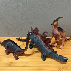 恐竜　ダイナソー　フィギュア　人形　ティラノサウルス スティラコサウルス ステゴサウルス トリケラトプス ブラキオザウルス パラサウロロフス ディロフォサウルス 怪獣　の画像
