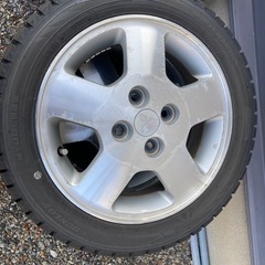 アルミ付きスタッドレス4本165/55R14