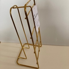 スリムスパイスラック　未使用　ゴールドの画像
