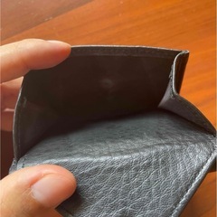 バレンシアガ ミニウォレット　黒の画像