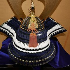 五月人形　兜飾り  弓・太刀付き　端午の節句　美品の画像
