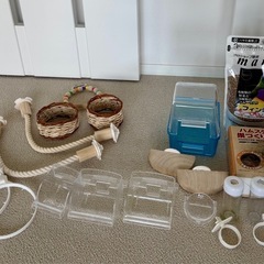 鳥かご　小鳥飼育セットの画像