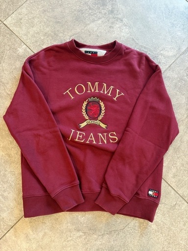  Jeans バーガンディ クルーネックスウェット