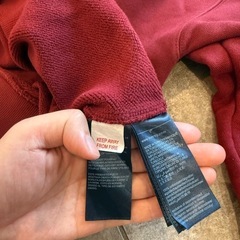 Tommy Jeans バーガンディ クルーネックスウェットの画像