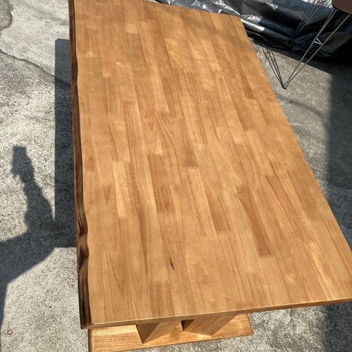 【美品】ダイニングテーブル　机　天然木　木製　ウッド