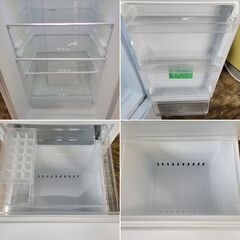 jy■札幌発/引取歓迎 ヤマダセレクト 2ドアノンフロン冷凍冷蔵庫 156L YRZ-F15J 2021年製 ワールプール 動作確認済 25d菊-の画像