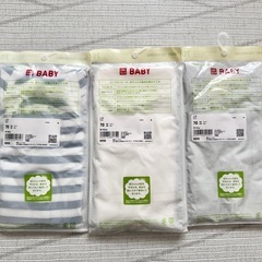 UNIQLOベビー肌着3枚セット70サイズ　メッシュ　ボディスーツの画像