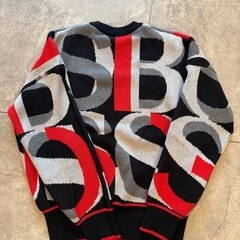 BOSS ロゴニットセーターM Hugo Boss Ponzi 50450032の画像