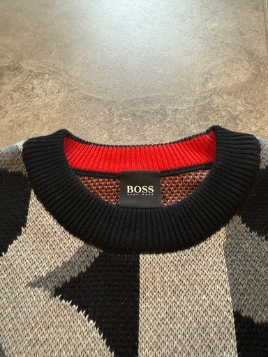 BOSS ロゴニットセーターM Hugo Boss Ponzi 50450032