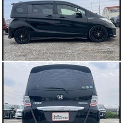 《自社ローン対応⭕️》［沖縄県］【ホンダ フリードバイブリッド ジャストセレクション】現金販売から自社ローンまで幅広い購入方法で対応❗️審査通過率98%、ブラックOK、格安中古車販売店【オーシャンデザイン】✨両側電動スライドドア✨の画像
