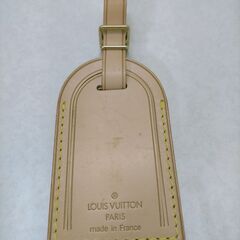 LOUIS VUITTON ルイヴィトン ネームタグ ヌメ革 2...
