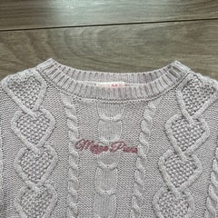 メゾピアノ　130 ニットの画像