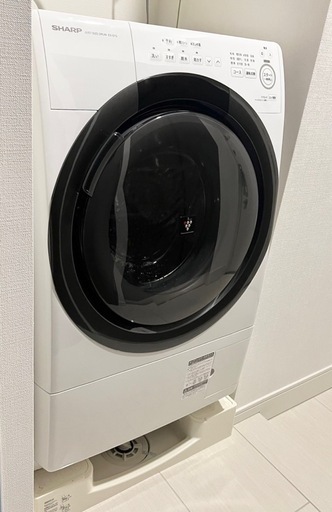 使用少なめ・美品！ SHARPドラム式洗濯機（プラズマクラスター除菌
