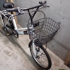自転車中古ミニサイクルLUNETTA外装6段変速LEDライトカゴリア