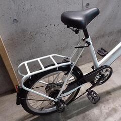 自転車中古ミニサイクルLUNETTA外装6段変速LEDライトカゴリア