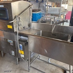【業務用 食器洗浄機＋シンク2台セット】■サニジェット 食器洗浄...