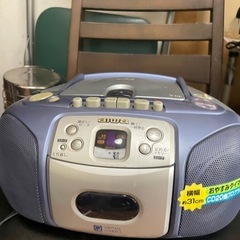 aiwa　CSD-EX150コンパクトディスク　ステレオラジオカセットレコーダー。の画像