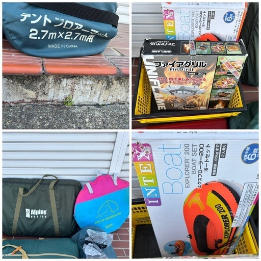 受け渡し予定者決定　キャンプ用品一式 コールマン、ユニフレーム、他