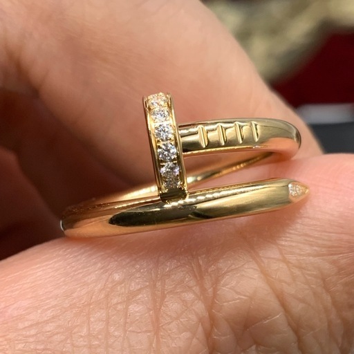 Cartier カルティエ　ジュストアンクル　ダイヤ　リング　サイズ49