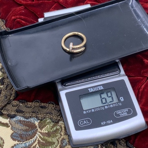 Cartier カルティエ　ジュストアンクル　ダイヤ　リング　サイズ49