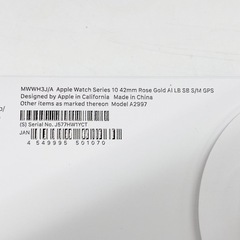 【未開封】　apple watch series 10 42mmの画像