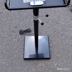 ほぼ新品　メタルラック　電話代　タッチセンサ灯り付きの画像