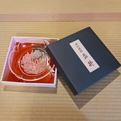 HOYAクリスタル　水仙　ガラス皿
