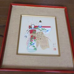 お雛様の額入りです。