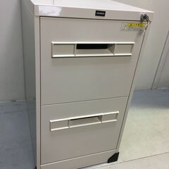 A3690　UCHIDA　オフィスキャビネット　鍵2個付き　収納...