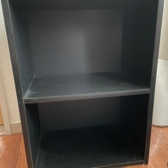 黒カラーボックスの画像