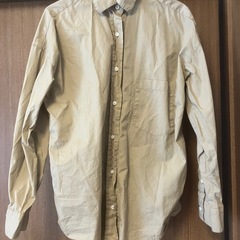 YANUK ヤヌーク　ワイシャツ　ベージュ